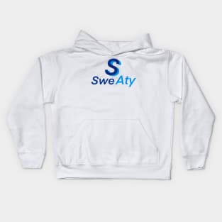 Sweaty paypal logo Kids Hoodie